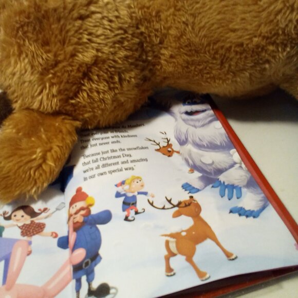 Kohls Cares Rudolph 10" Plush Book 2019 Christmas Holiday - Picture 12 of 13